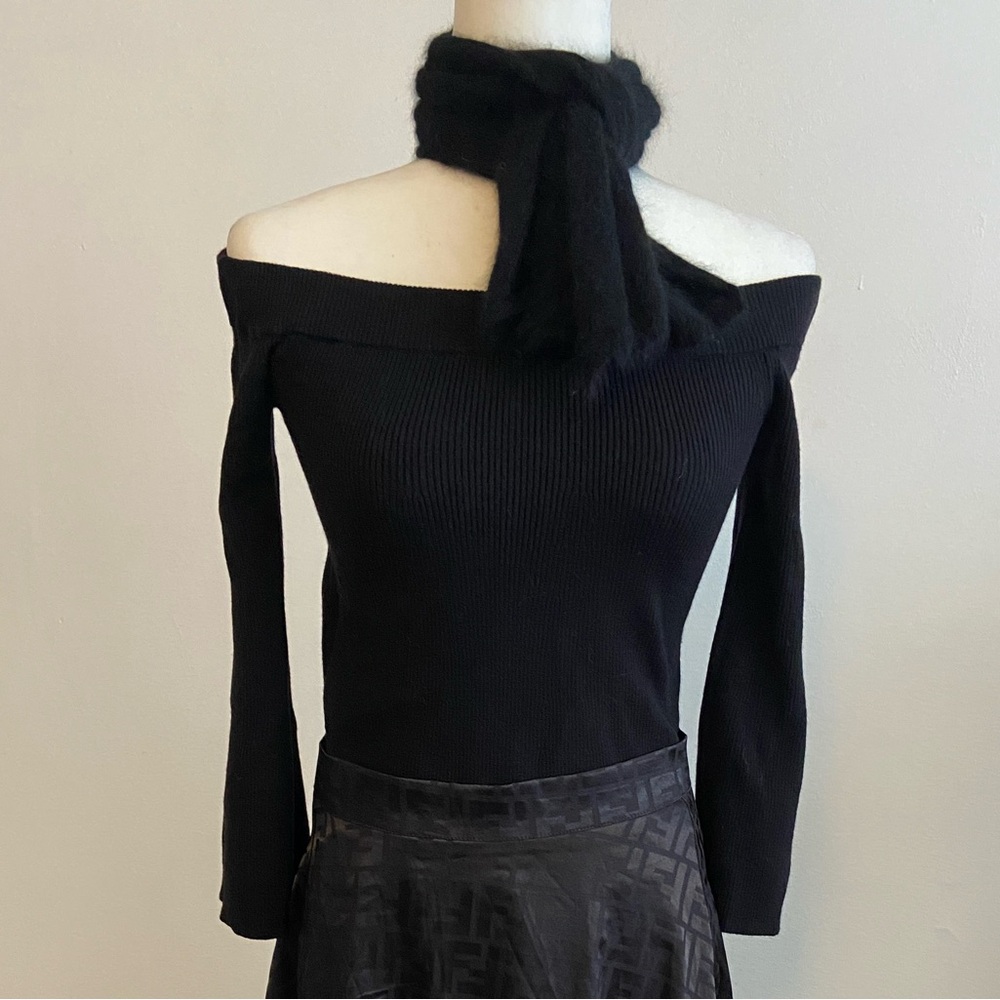 Aritzia Cashmere Off-Shoulder Top